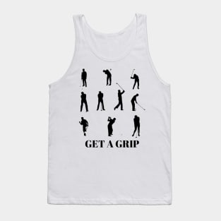 Get A Grip Golf T-Shirt Design Tank Top